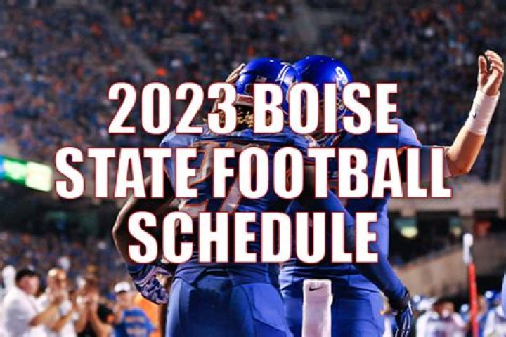 2023 Boise State Football Schedule