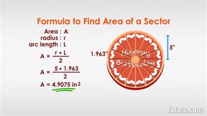 Arc Length and Area of a Sector of a Circle Calculator