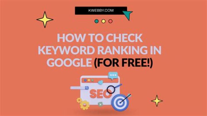 Master Your Rankings: Check Your Google Position For Any Keyword