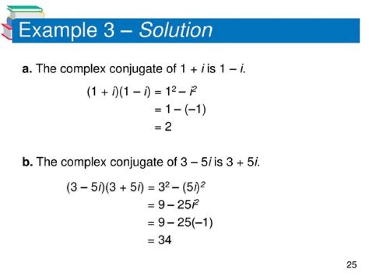 Conjugate 2 + 3i and 3 + -7i