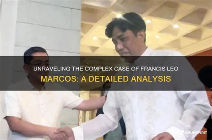 Francis Leo Marcos Wiki, Age, Wife, Biography, Family, Net worth & Facts