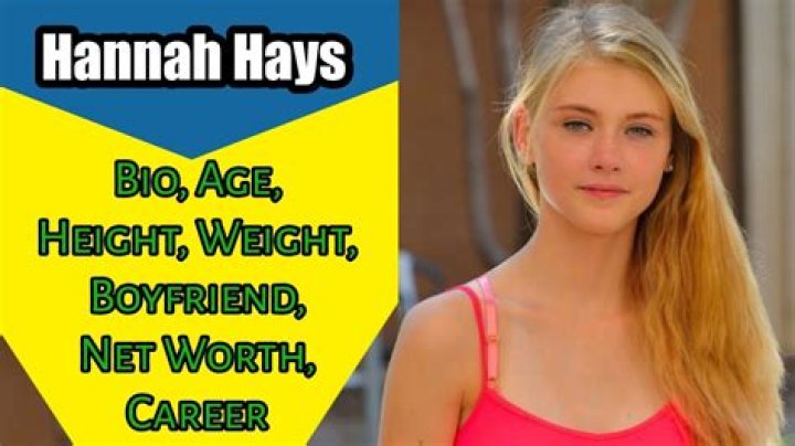 Hannah Brooke Age, Height, Weight, Boyfriend, Net Worth, Wiki