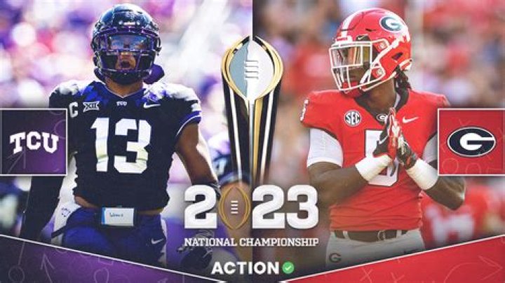 How To Watch: 2023 College Football National Championship Between Georgia vs. TCU