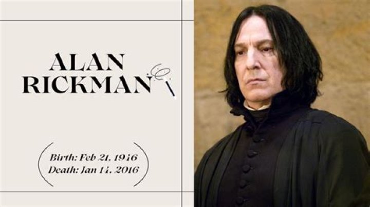 Exploring The Legacy Of Alan Rickman: Is Alan Rickman Alive?