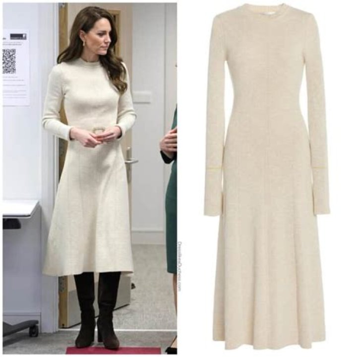 Kate Middleton-Inspired Knit Dress: Elegance And Style