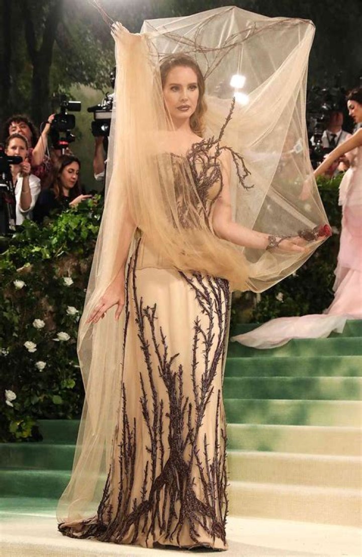 Lana Del Rey Makes A Grand Entrance At The 2021 Met Gala