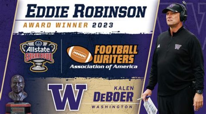 List of Eddie Robinson Coach of the Year Award Winners by Year