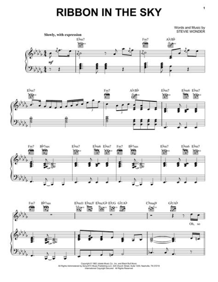 Listen And Sing To Ribbon In The Sky | Complete Lyrics