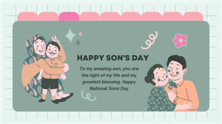 Celebrate The Special Bond: National Sons Day 2024 Approaches