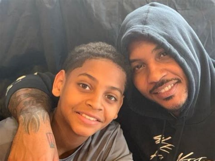 Photos Of Carmelo Anthony And La La Anthony’s Son Kiyan Carmelo Anthony