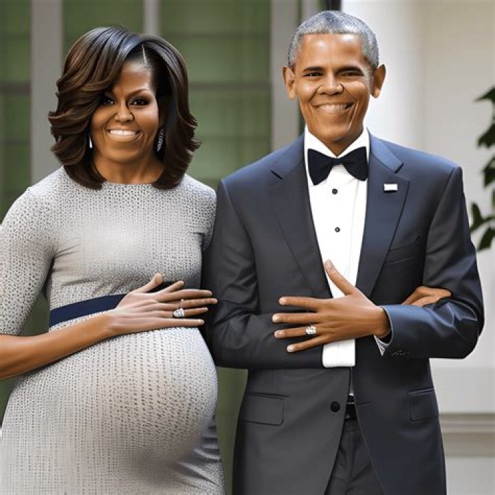 Capturing A Moment: The Pic Of Michelle Obama Pregnant