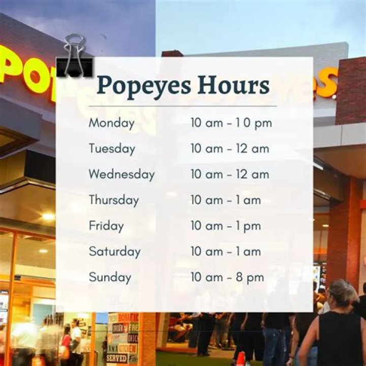 Popeyes Hours: Your Ultimate Guide To Enjoying Delicious Chicken