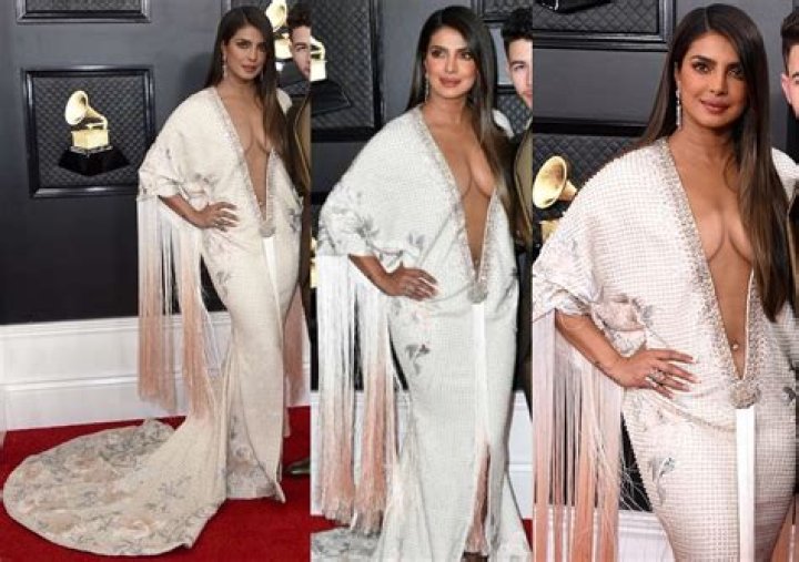 See Priyanka Chopra Dazzle On The Grammys Red Carpet
