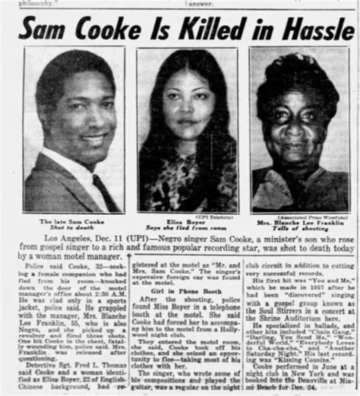 The Tragic Murder Of Music Icon Sam Cooke